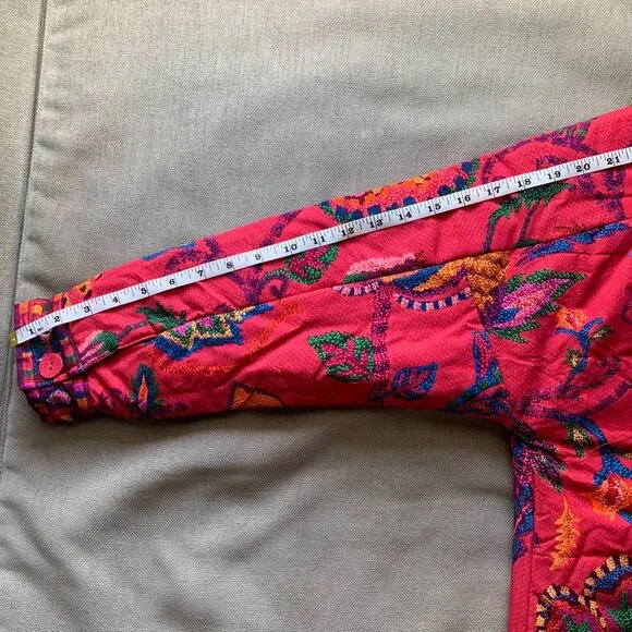 Farm Rio Mixed Prints Tapestry Reversible Jacket - Picture 13 of 15